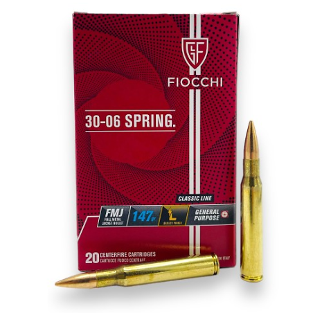 Munitions FIOCCHI 30-06 FMJ 147gr x20