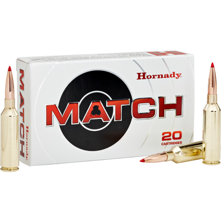 Munitions HORNADY 6.5 PRC Match 147gr x 20