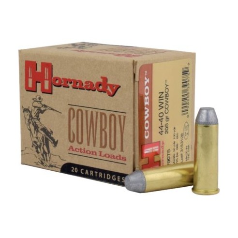 Munitions HORNADY 44-40 Win Cowboy 205gr x20