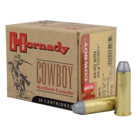 HORNADY 44.40 WIN 205GR COWBOY B20