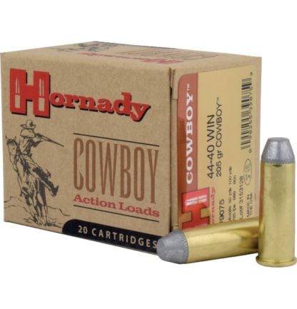 HORNADY 44.40 WIN 205GR COWBOY B20