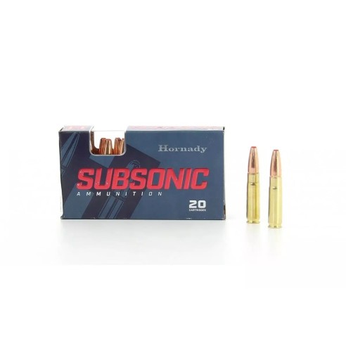 Munitions HORNADY 300 BLK Sub-X 190gr x20