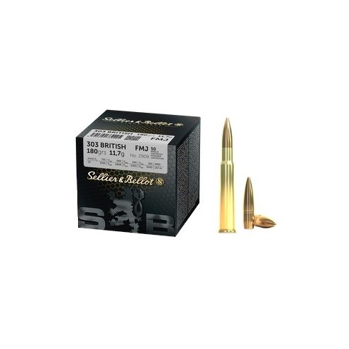 SELLIER BELLOT 303 BRITISH 180GR VRAC  X50