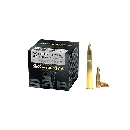 SELLIER BELLOT 303 BRITISH 180GR VRAC  X50