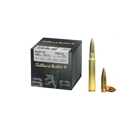 SELLIER BELLOT8X57JS FMJ 12.7G (X50 VRAC)