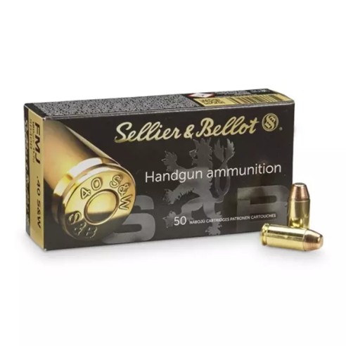 Munitions Sellier & Bellot 40 S&W FMJ 180gr x50