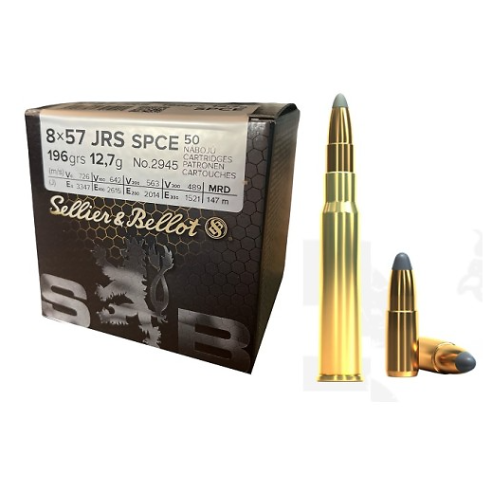 Munitions Sellier & Bellot 8X57 JRS SPCE 12.7g x50