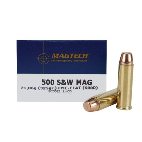 Munitions MAGTECH 500 S&W Mag FMJ-Flat x20
