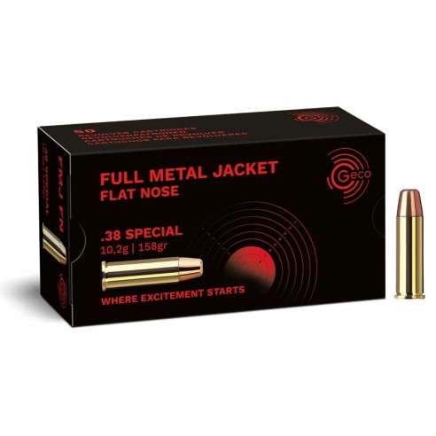 MUNITIONS GECO 38 SPECIAL FMJ  X50