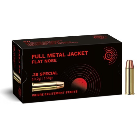 MUNITIONS GECO 38 SPECIAL FMJ  X50