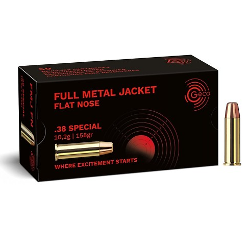 MUNITIONS GECO 38 SPECIAL FMJ  X50