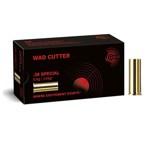 Munitions GECO 38 Special WC 148gr x 50