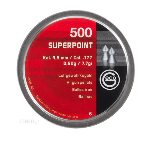 Plombs GECO 4.5mm Superpoint x500