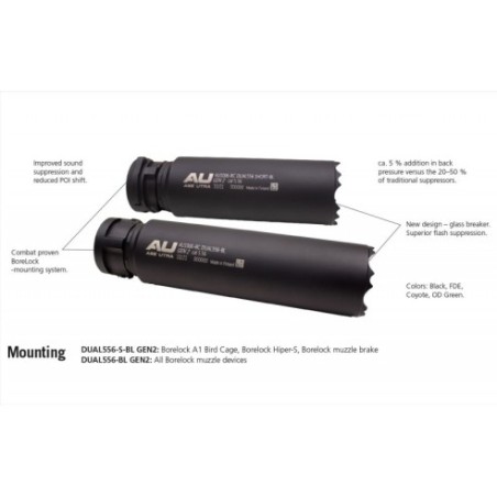 Silencieux ASE UTRA Dual 556 BoreLock