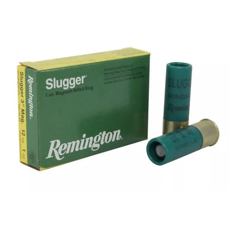 Cartouches balles REMINGTON 12/76 Slugger x5