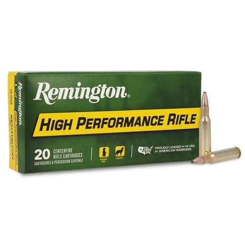 MUNITIONS REMINGTON 222REM 50GR