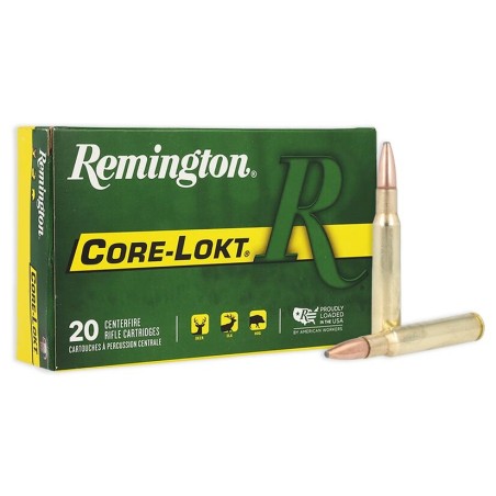 Munitions REMINGTON 30-06 Core-Lokt PSP 180gr x20