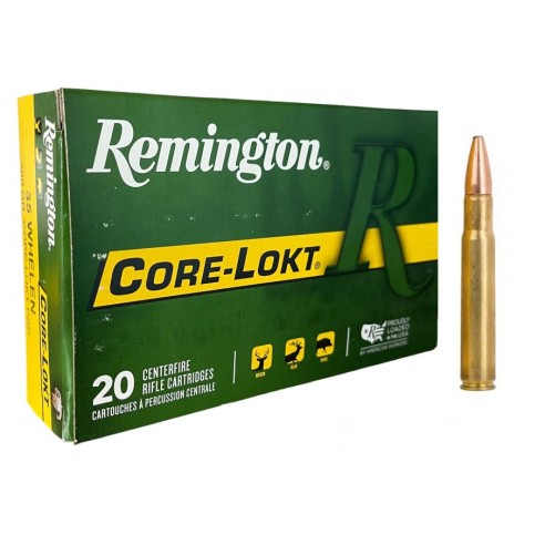 MUNITIONS REMINGTON 35 WHELEN CORE LOKT 200GR  X20