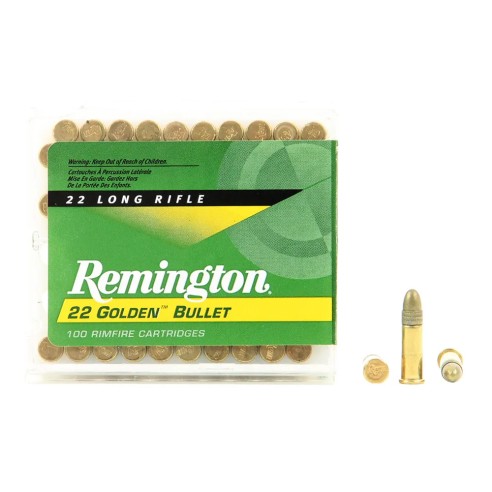 Munitions REMINGTON 22lr Golden Bullet 22lr x100