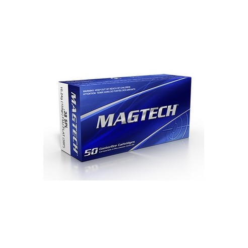 Munitions MAGTECH 38 Special FMJ Flat 158gr x50