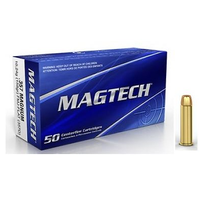 MUNITIONS MAGTECH 357 MAG 158 GR