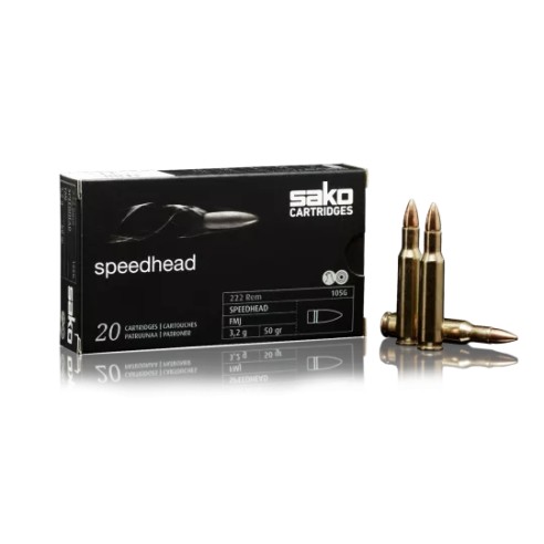Munitions SAKO 222 Rem Mag SpeedHead FMJ 50gr x20