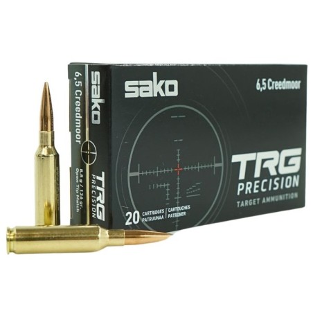 Munitions SAKO 6.5 Creedmoor TRG Scenar 136gr x20