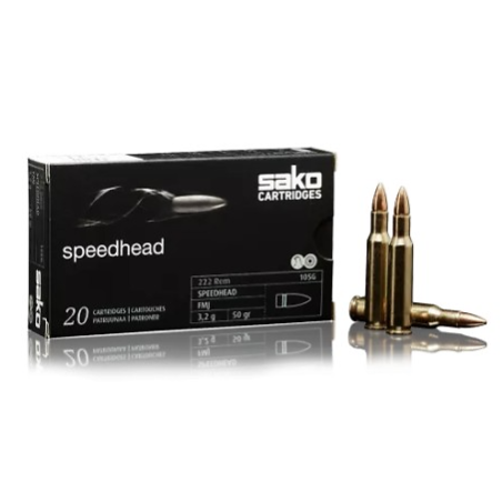 Munitions SAKO 222 Rem Mag SpeedHead FMJ 50gr x20