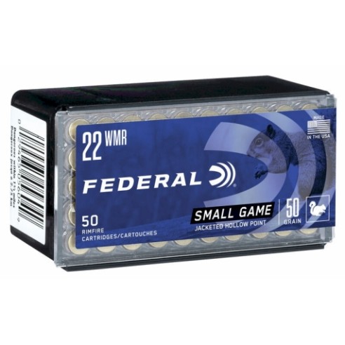 Munitions FEDERAL 22 Mag Small game 50gr x50