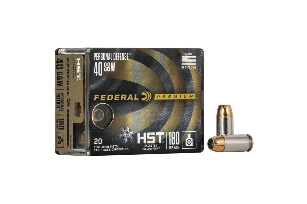 Munitions FEDERAL 40 S&W HST 180gr x20