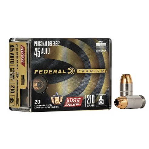 Munitions FEDERAL 45 ACP HST 230gr x20