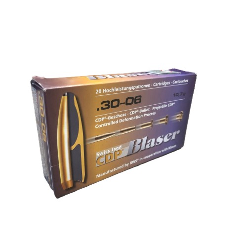 Munitions BLASER 30-06 CDP 165gr x20