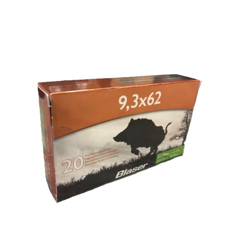 Munitions BLASER 9.3x62 CDC 250gr x20