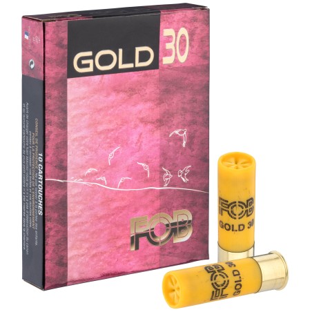 Cartouches FOB 20/70 Gold 30g n°2 x10
