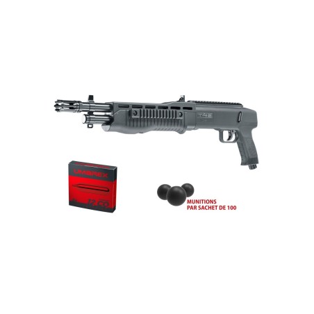 PACK FUSIL UMAREX T4E TB68 CAL 68 16J 100BILLES 5CART CO2