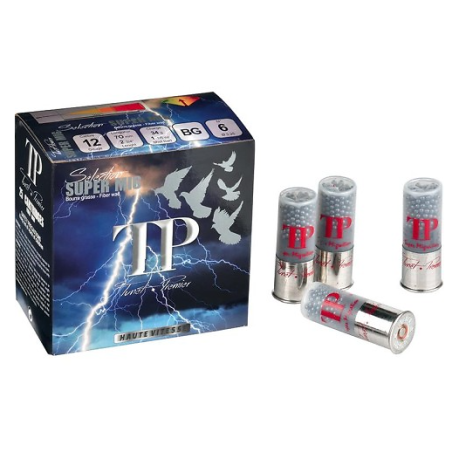 Cartouches TUNET 12/70 TP Super Mig 34g n°8 x25