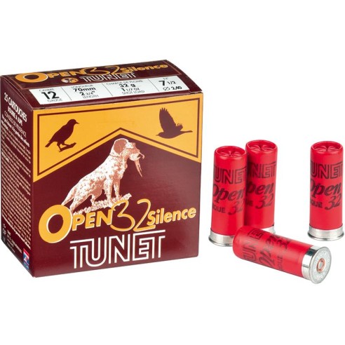 Cartouches TUNET 12/70 Open 32 Silence 7.5 x25