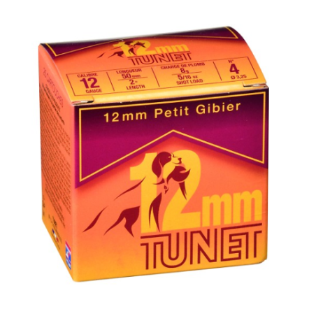 Cartouches TUNET 12mm n°9 x25