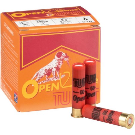 Cartouches TUNET 12mm Open Silence 8g n°10 x25