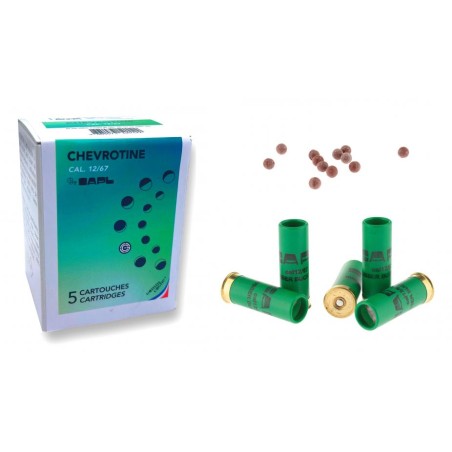CARTOUCHE SAPL 12/67 GOMM-COGNE CHEVROTINE  X5