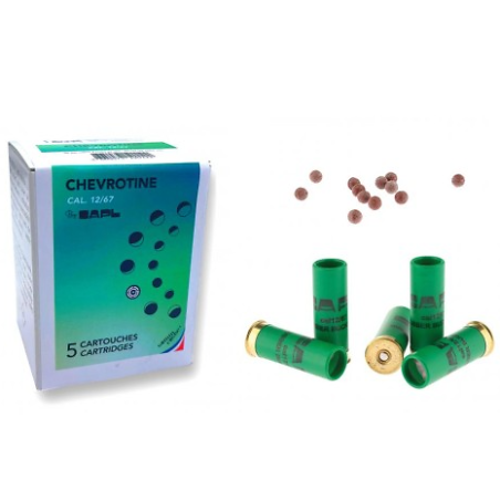 CARTOUCHE SAPL 12/67 GOMM-COGNE CHEVROTINE  X5