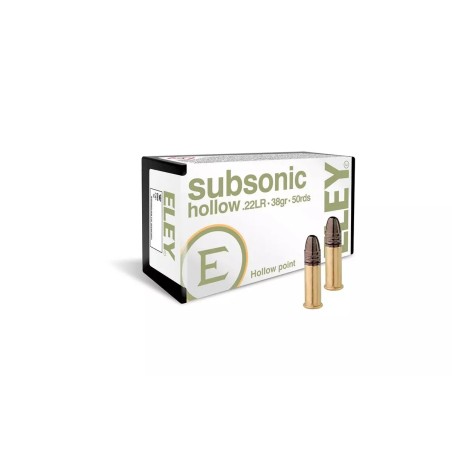 Munitions ELEY 22lr Subsonique x50