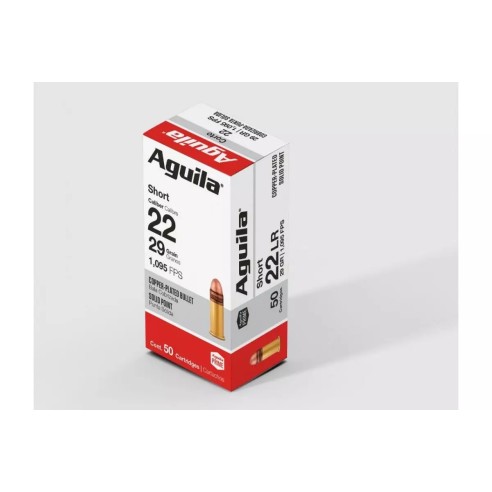 Munitions AGUILA 22 Short x50