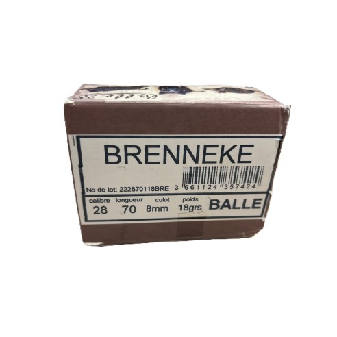 Cartouches JOCKER 28/70 Brenneke x10