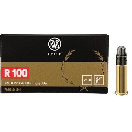 Munitions RWS 22lr R100 x50