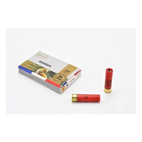 Cartouches balles PREVOT 12mm Wonder Subsonic...