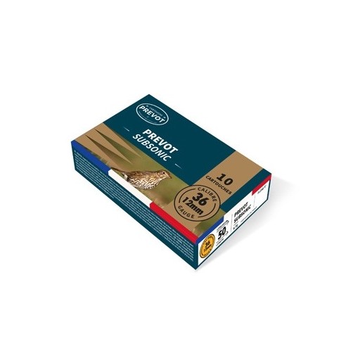 Cartouches PREVOT 12mm Subsonic 9g n°9 x10