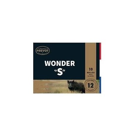 Cartouches balles PREVOT 20/70 Wonder Expansive 18g x10