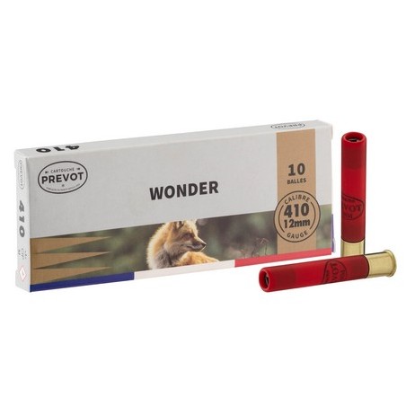 Cartouches balles PREVOT 410 Wonder 7g x10