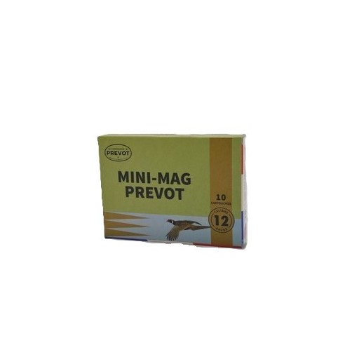Cartouches PREVOT 12/70 Mini Mag 42g n°9 x10